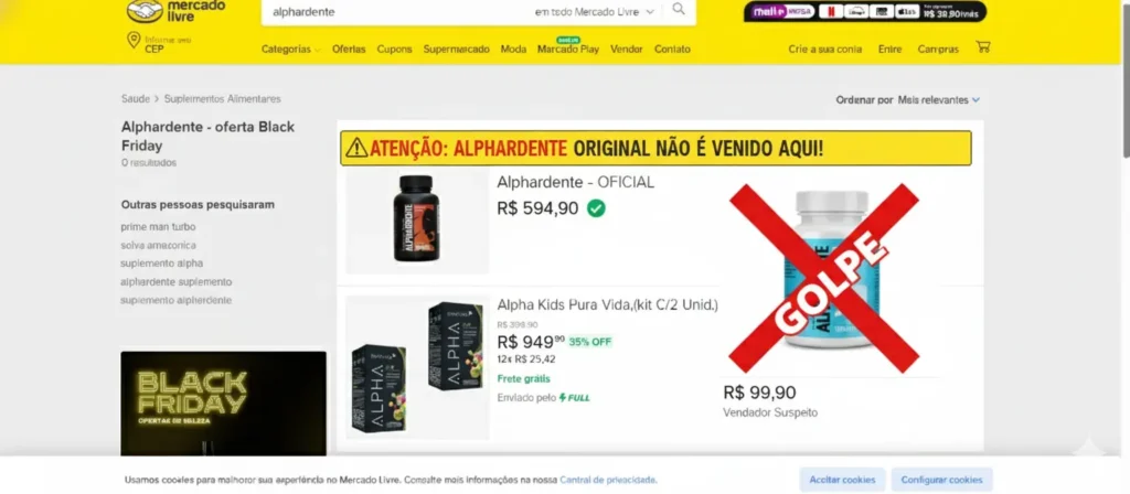 alphardente é golpe?