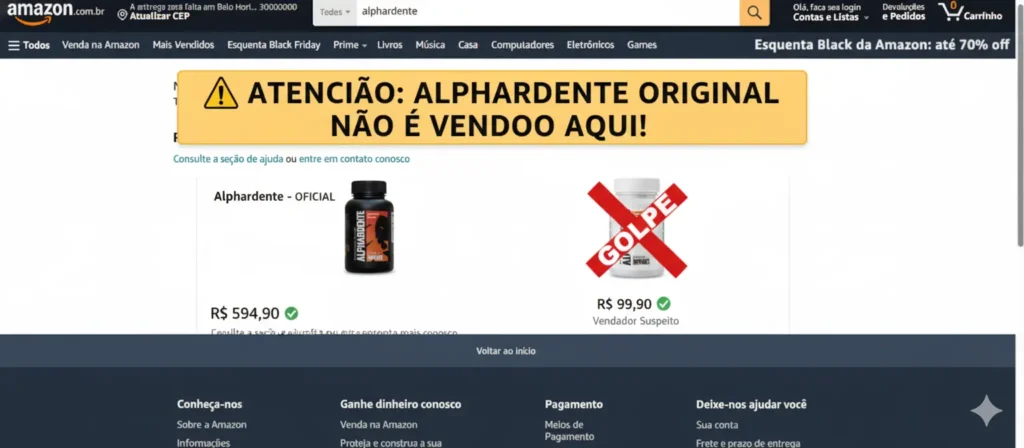 alphardente é golpe?